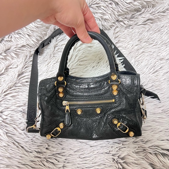 Balenciaga Agneau Giant 12 Gold Hardware Mini City Bag - Picture 5 of 11